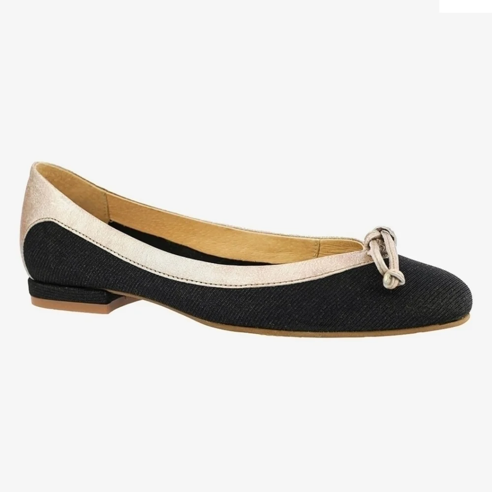 NEW Unity in Diversity Belfast Flats Black Rose Glittery